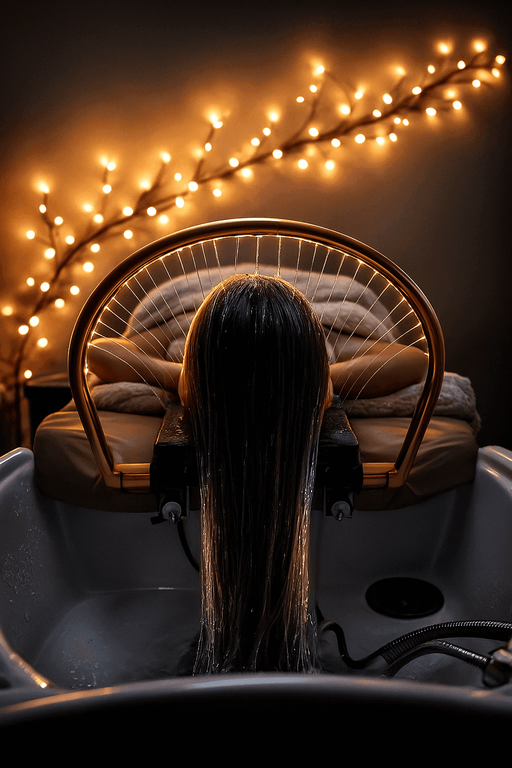 Detail designu head spa ateliéru REPETE